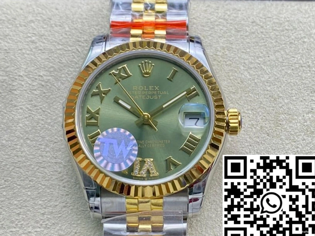 178273 Rolex TW Dial Factory 31MM Green Datejust 0726